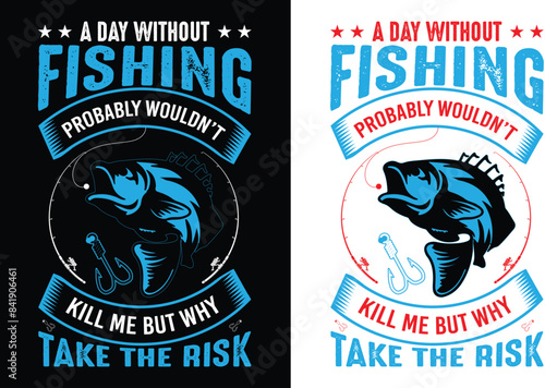 Fishing t-shirt design