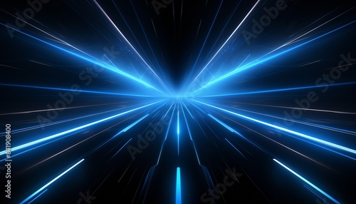 blue light burst