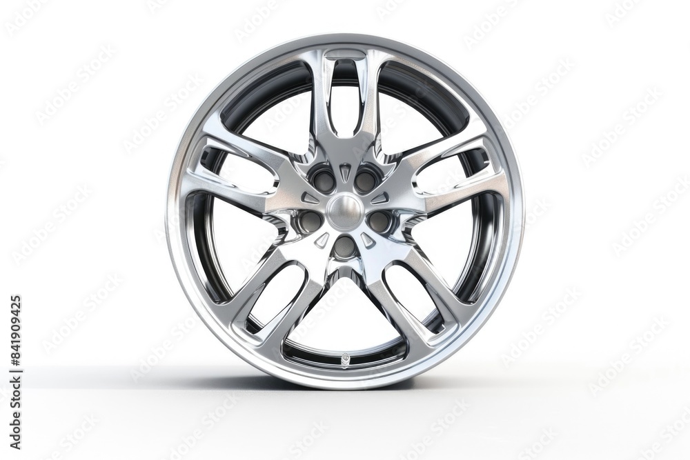 A wheel on a white background with a subtle shadow, great for use in graphics and design projects A wheel on a white background with a subtle shadow, great for use in graphics and design projects