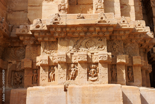 Exterior of the Teli Ka Mandir temple in Gwalior Fort in Gwalior, Madhya Pradesh, India, Asia photo