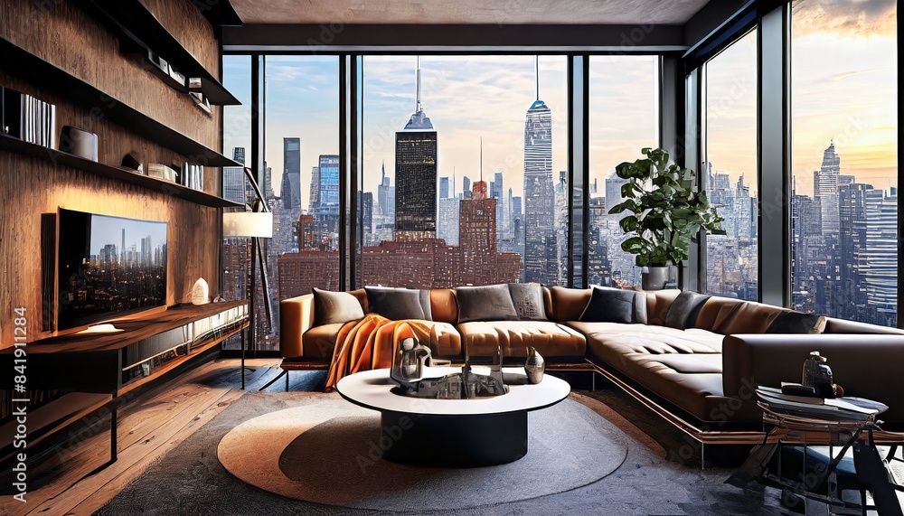Fototapeta premium modern living room