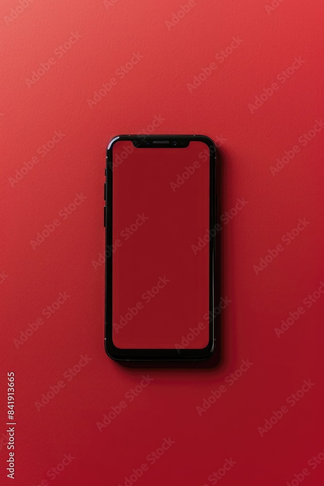 High-resolution mockup of a smartphone on a solid color background, with space on the screen for logos or letters High-resolution mockup of a smartphone on a solid color background, with space on the screen for logos or letters