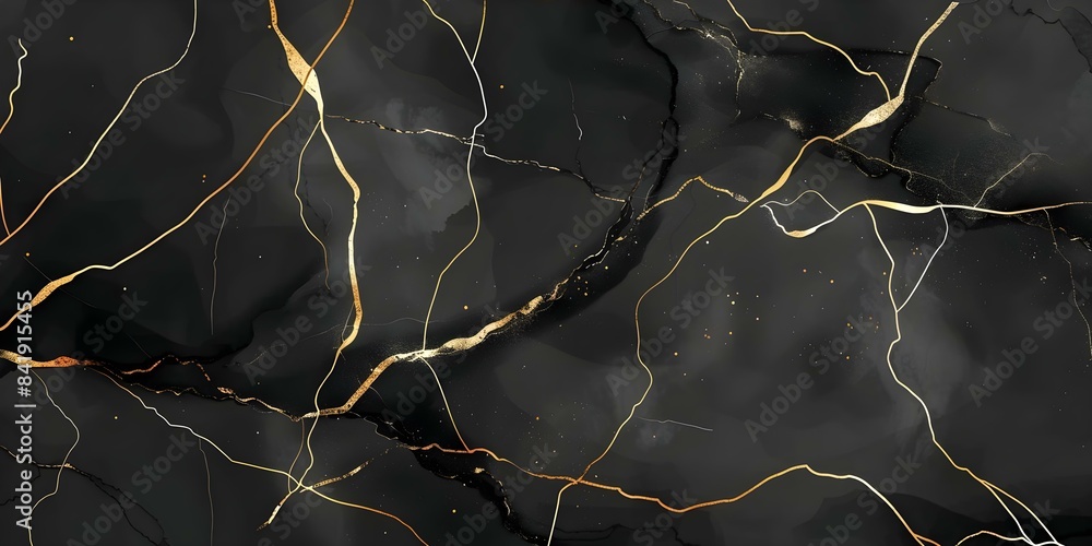 Luxurious black marble background with gold lines elegant and modern design. Concept Luxury Photography, Black Marble Backdrop, Elegant Design, Modern Aesthetics, Golden Accents Luxurious black marble background with gold lines elegant and modern design. Concept Luxury Photography, Black Marble Backdrop, Elegant Design, Modern Aesthetics, Golden Accents