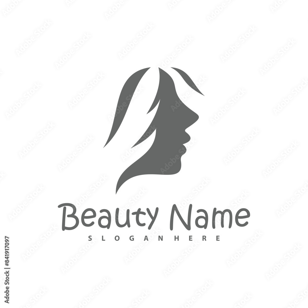 Vector logo design for beauty salon, hair salon, cosmetic Vector logo design for beauty salon, hair salon, cosmetic