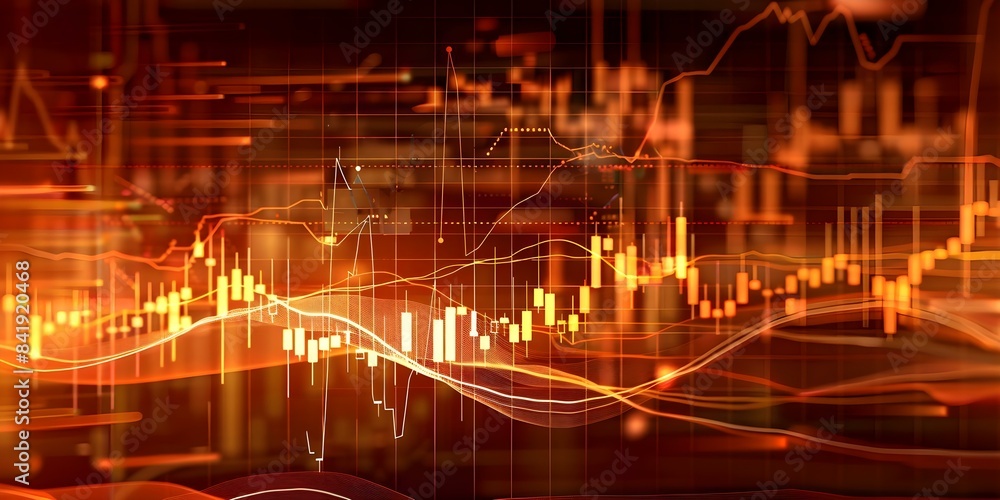 Analysis of stock market candlestick chart indicating bullish and bearish trader behavior. Concept Bullish Trends, Bearish Signals, Candlestick Analysis, Stock Market Behavior, Trading Strategy Analysis of stock market candlestick chart indicating bullish and bearish trader behavior. Concept Bullish Trends, Bearish Signals, Candlestick Analysis, Stock Market Behavior, Trading Strategy