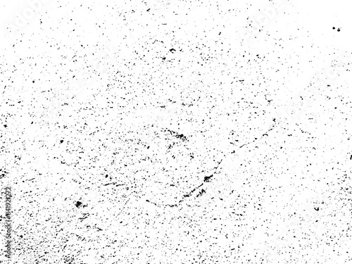 Worn black grunge texture. Dark grainy texture on white background. Dust overlay textured. Grain