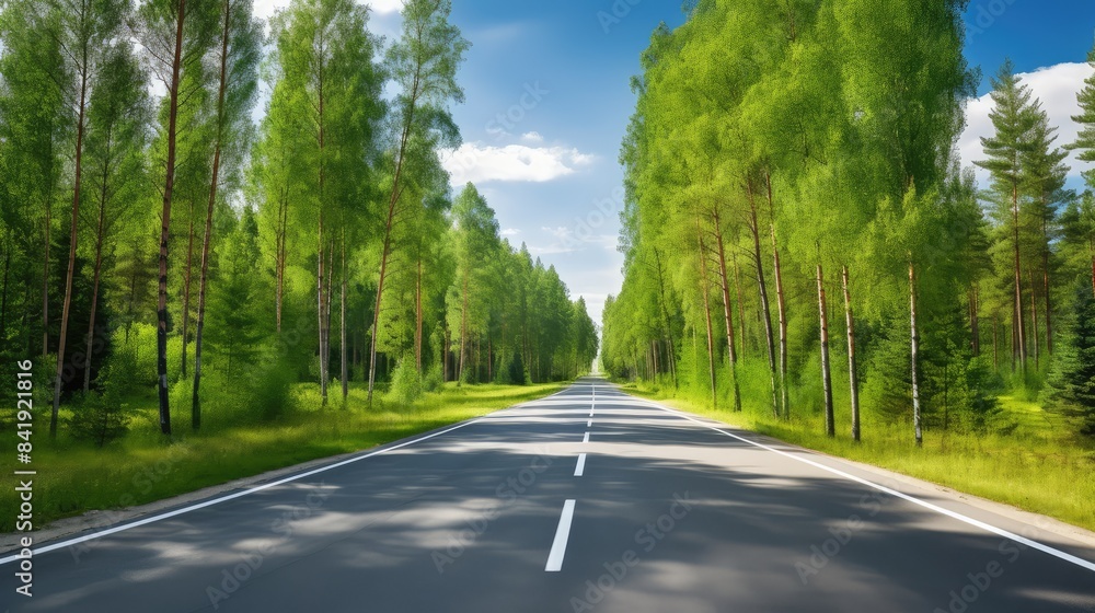 Fototapeta premium road in the forest