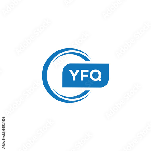 YFQ letter design for logo and icon.YFQ typography for technology, business and real estate brand.YFQ monogram logo.