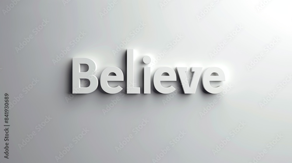 Hope and Faith symbol created in 3D Typography. Hope and Faith symbol created in 3D Typography.
