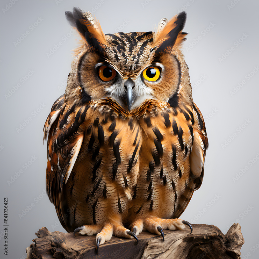 Fototapeta premium eagle owl portrait