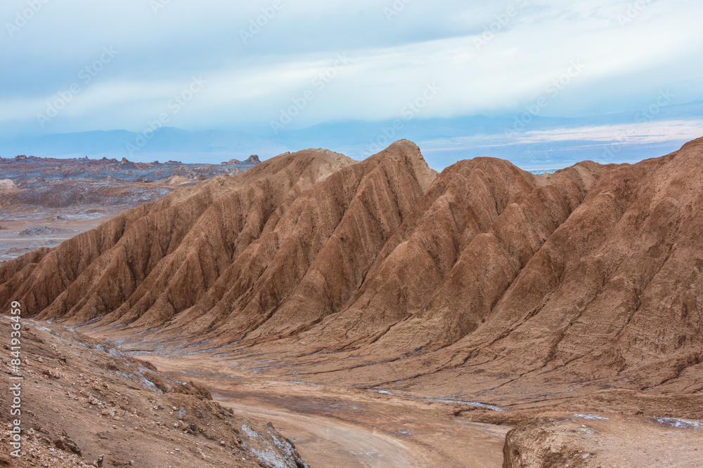View of the Vallecito at the Atacama Desert - Atacama, Chile View of the Vallecito at the Atacama Desert - Atacama, Chile