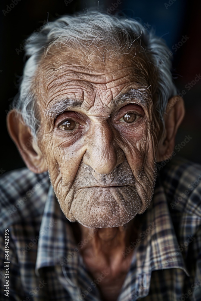 an old man with a wrinkled face an old man with a wrinkled face