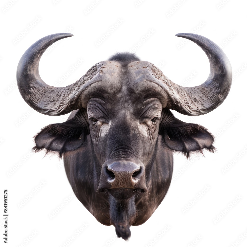 Buffalo isolated on white background Buffalo isolated on white background