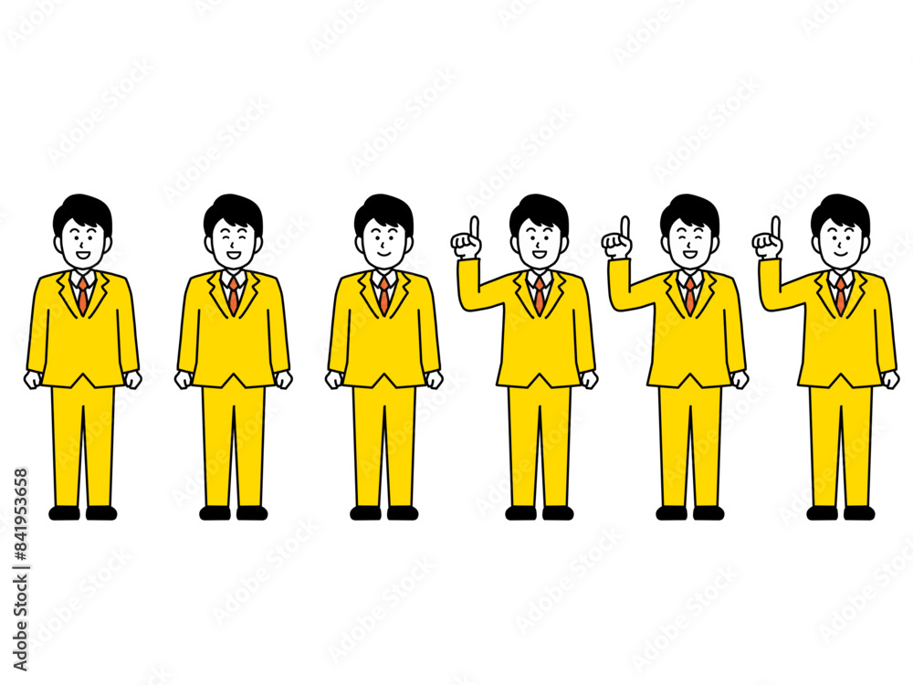 スーツ姿の男性