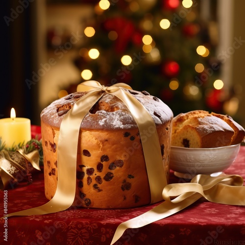 a delicious genuine Italian mum Christmas panettone