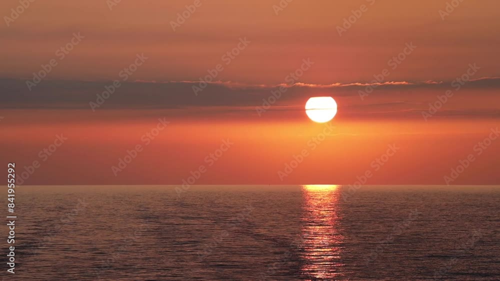 Sonnenuntergang auf Schiffsdeck Sonnenuntergang auf Schiffsdeck