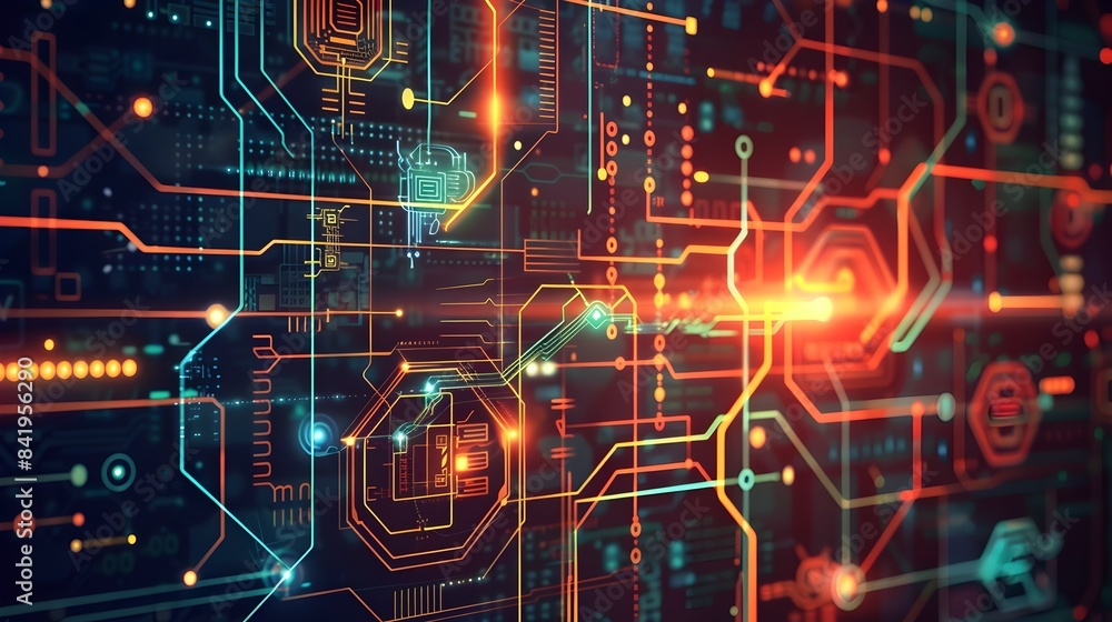 Futuristic Devices: Simplified Technology Abstract Design Futuristic Devices: Simplified Technology Abstract Design