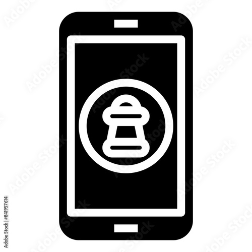 ONLINE GAMING,online gaming,knight,chess game,chess piece,smartphone.svg