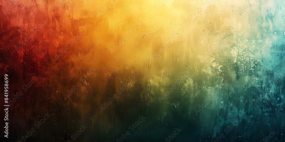 Fototapeta premium Grainy wallpaper with gradient background noise effect and vintage 70s80s style. Concept Vintage Aesthetic, Grainy Wallpaper, Gradient Background Noise, 70s/80s Style, Retro Decor