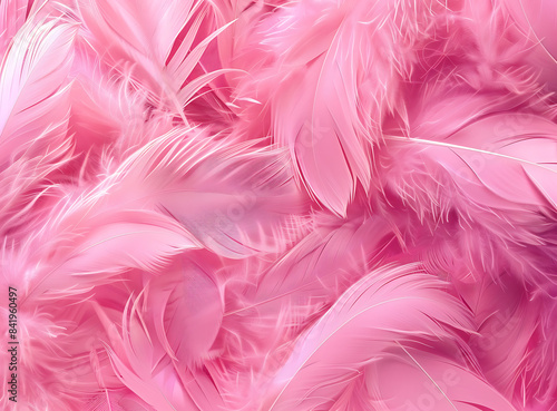 pink feathers background © Imtiaz