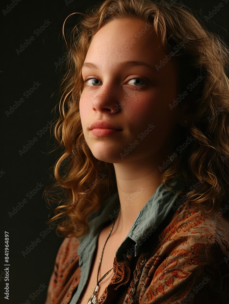 professional portrait from 2007 of a 19 year-old caucasian woman in 2007 fashion professional portrait from 2007 of a 19 year-old caucasian woman in 2007 fashion