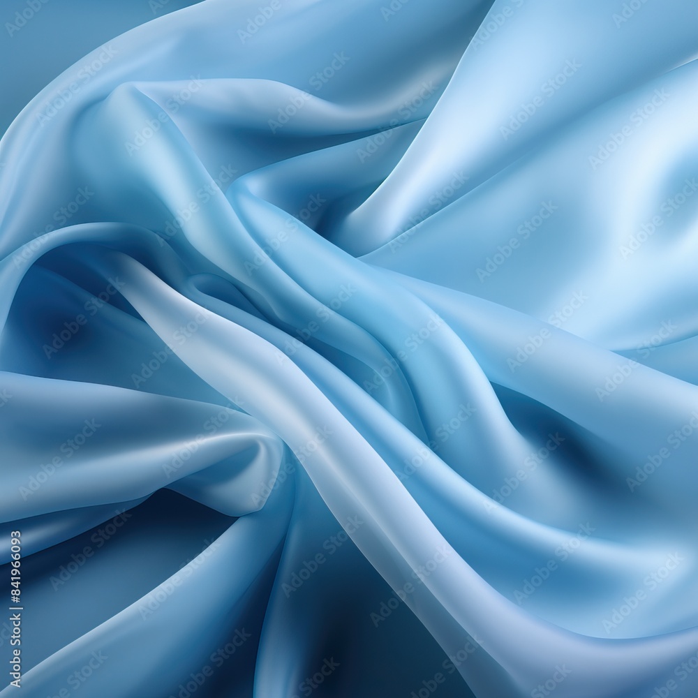 Obraz premium light silk blue fabric