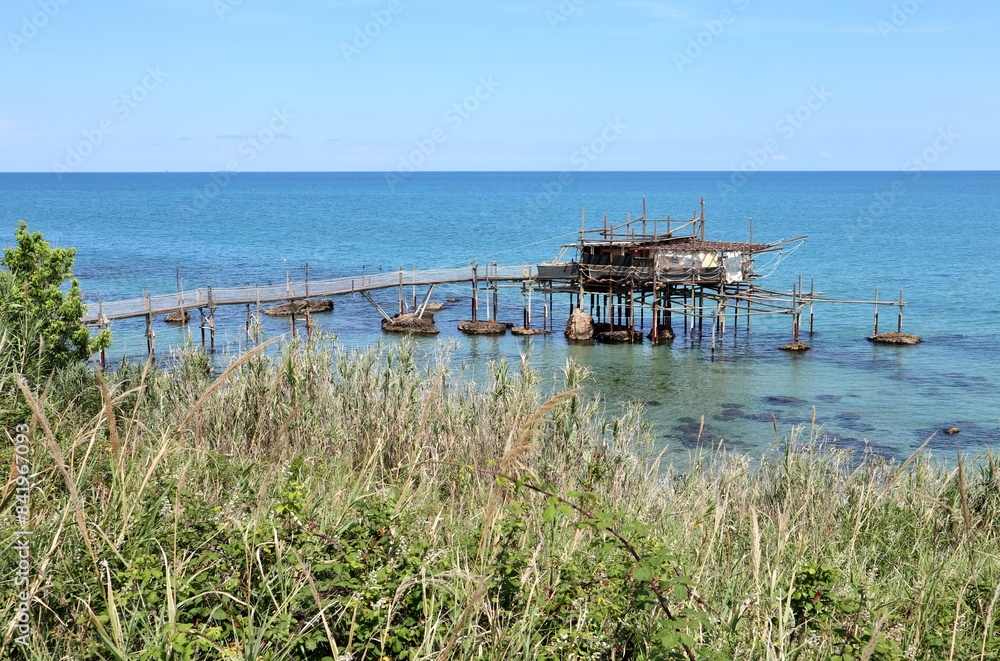 Vasto Marina - Trabocco Cungarelle dal sentiero Vasto Marina - Trabocco Cungarelle dal sentiero