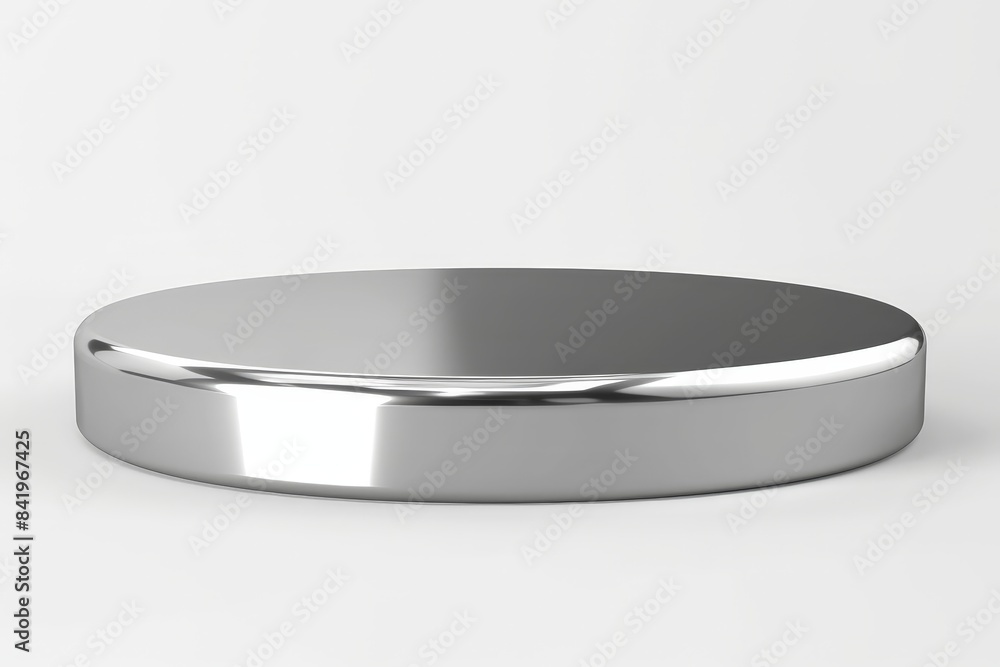High-resolution 4K PNG image of a sleek silver 3D podium with a transparent background. High-resolution 4K PNG image of a sleek silver 3D podium with a transparent background.