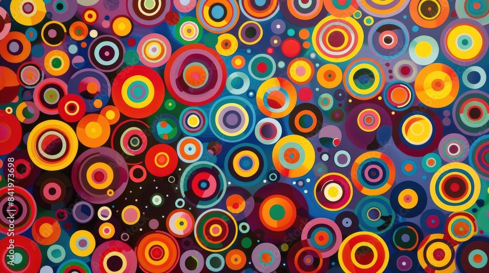 Pattern of multi colored circles Abstract background Pattern of multi colored circles Abstract background