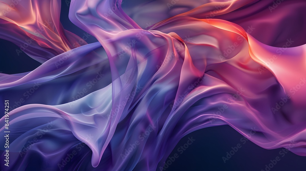 Obraz premium Abstract digital shape background