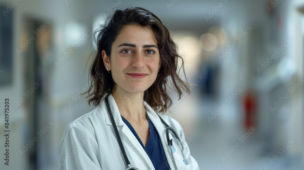 Medical Professional, Female Doctor in Modern Hospital Medical Professional, Female Doctor in Modern Hospital
