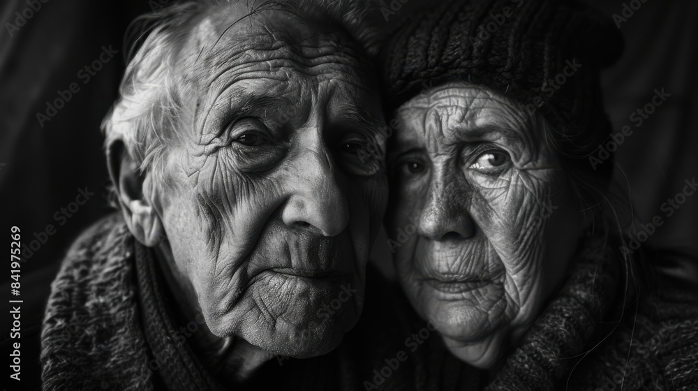 Black and white AI generated portraits Black and white AI generated portraits