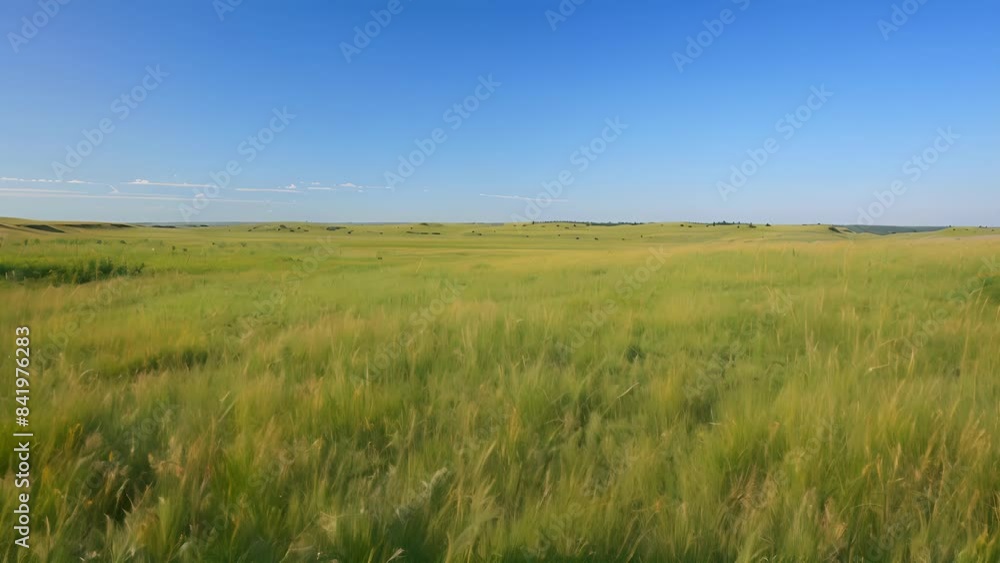 The expanse of a grassy prairie lush and full of life where a strip mine once dominated the landscape. The expanse of a grassy prairie lush and full of life where a strip mine once dominated the landscape.