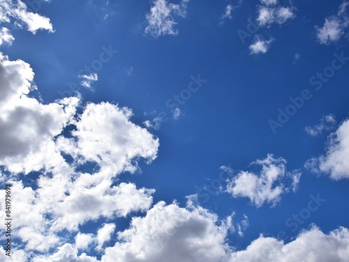 blue sky with clouds