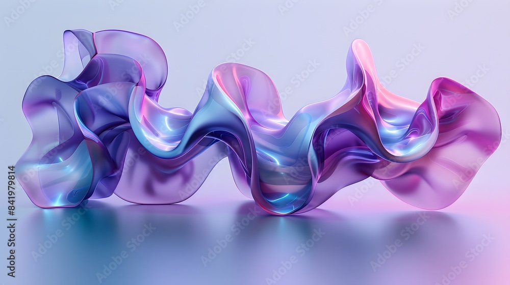 Naklejka premium Abstract digital shape background