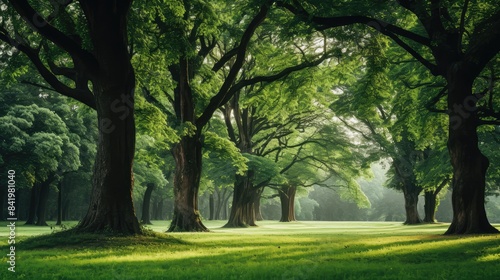 morning in the park