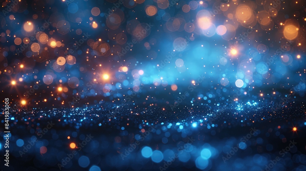 Abstract orange and blue background with dots and circles. wallpaper in the style of modern artists Abstract orange and blue background with dots and circles. wallpaper in the style of modern artists