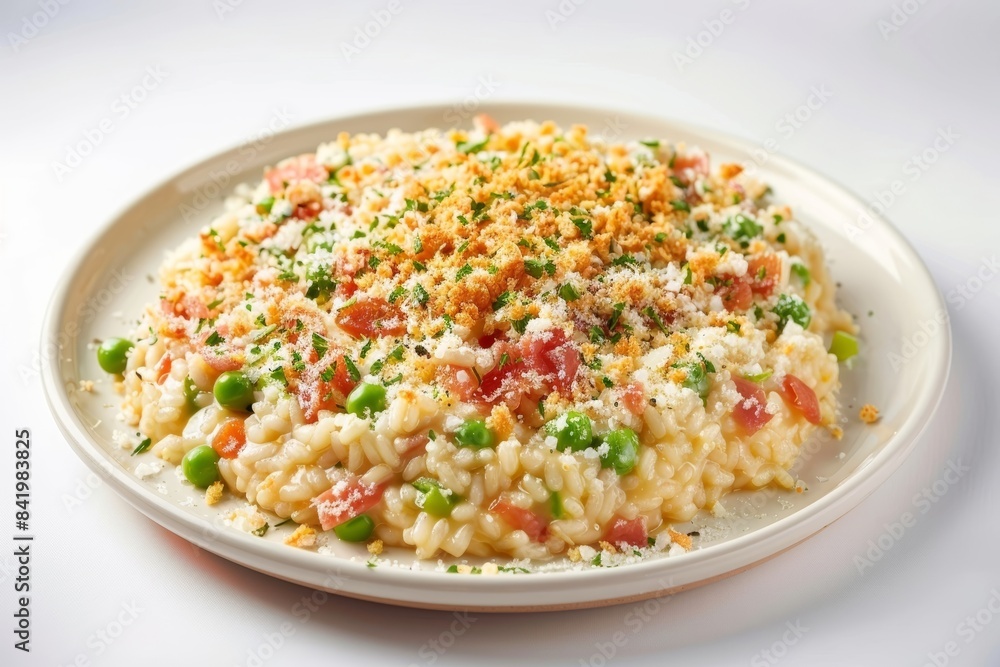 Rustic Baked Risotto with Prosciutto and Breadcrumbs Rustic Baked Risotto with Prosciutto and Breadcrumbs
