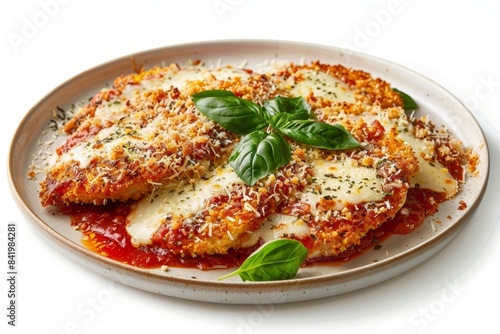 Golden-Brown Baked Turkey Parmesan with Crispy Breadcrumbs and Marinara