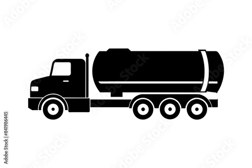 petrol tanker vector illustration