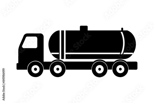 petrol tanker vector illustration