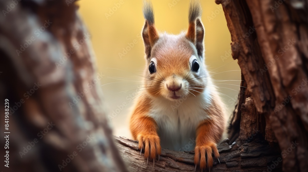 red squirrel in the park red squirrel in the park