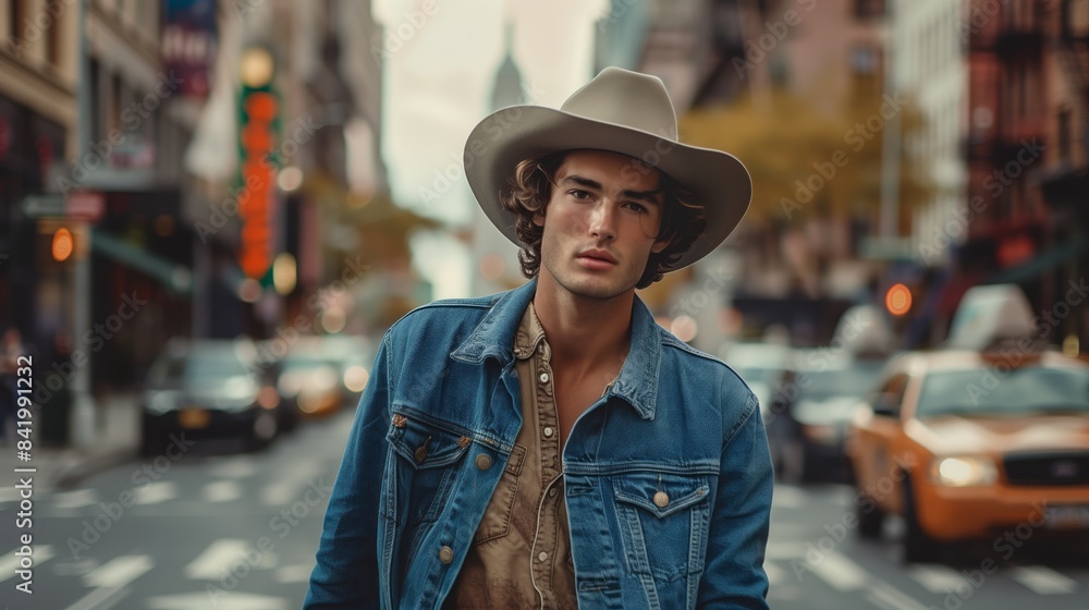 Cowboy in a big city Cowboy in a big city