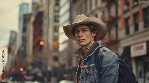 Cowboy in a big city