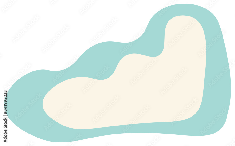 Abstract shape style, nature organic. Vector illustration. Abstract shape style, nature organic. Vector illustration.