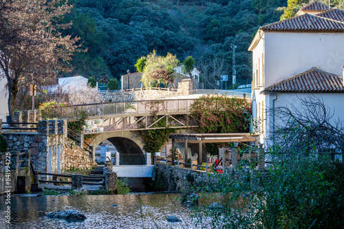 Genal river source in Igualeja, Spain photo