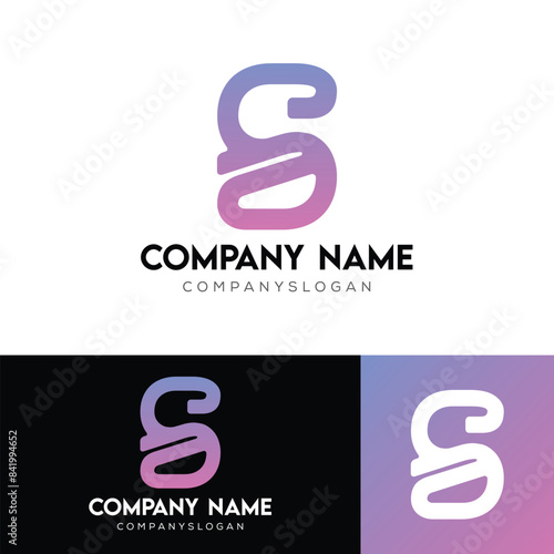 Vector Letter S Logo Design Illustration