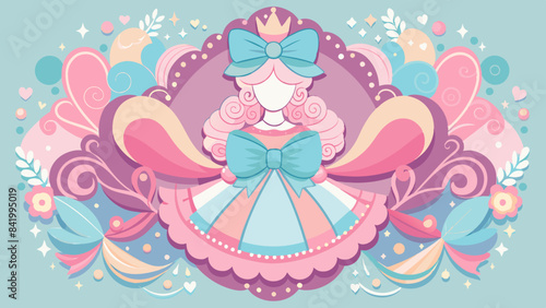 Pastel Fantasy Illustration Featuring Charming Fairy Tale Character