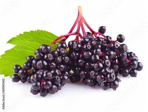 Bouquet of elderberries on ...