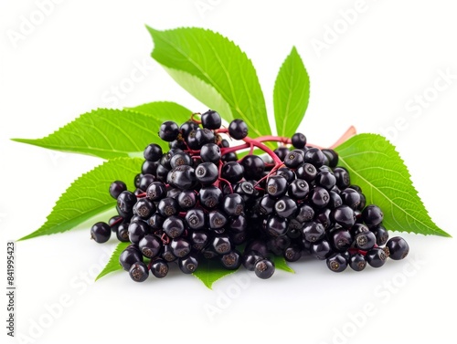 Bouquet of elderberries on ...